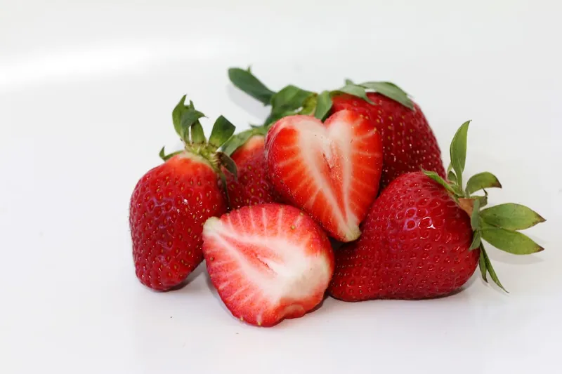 Sweet red strawberries